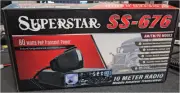 Ranger SuperStar SS-676 SS676 Slim 80 Watt 10-Meter Radio AM / FM / PA Modes NEW