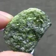 27.85Ct Genuine MOLDAVITE Czech Republic Certificate of Authenticity