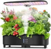 Sonidko Hydroponics Growing System Kit with LED Grow Light, Quiet Pump, Timer