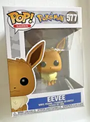 EEVEE Pokemon 577 Funko Pop Vinyl New in Mint Box + Protector