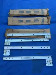 Knape & Vogt No. 1300 16" Drawer Slides Nylon Ball Bearing Three Sets NEW NOS