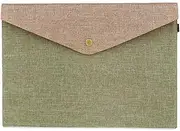 TEHAUX Thicker Felt File Folder Organizer Office Storage 23.5x16cm Army Green