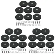 24Pack Rubber Coated Magnet Neodymium Magnet Base with Rubber Coating Ø9486