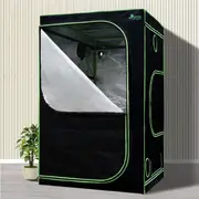 120x120x200CM Green Fingers Grow Tent Light Kit LED 1000W Full Spectrum 6" Vent