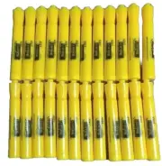 24 Yellow Chisel Tip Highlighter Markers New in Box (2 Boxes) Ships FREE in USA