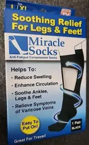 Miracle Socks Anti-Fatigue Compression Socks ~ As Seen on TV® - Unisex SIZE L/XL