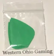Fabric 3 x Green Kite Style Dart Flights NEW Soft Tip Accessories