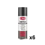 6 x CRC Heavy Duty Clean-R-Carb 400g/550ml Fuel System Parts Cleaner