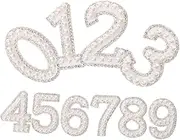 Operitacx 1Set Rhinestone Patches DIY Clothing Repair Badges for Jackets Shirts Hats and Bags Replaceable Coat Patches Easy to Use Decor for Fashion Accessories