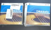 2 D'Addario EJ16-3D Phosphor Bronze Guitar Strings Light Gauge