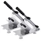 SOGA 2X Manual Frozen Meat Slicer Handle Meat Cutting Machine 18/10 Commercial G