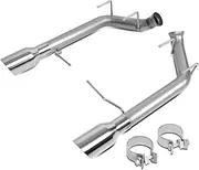 DNA MOTORING CBE-MU-FM11-50L Stainless Steel Cat Back Exhaust System [Compatible with 11-14 Ford Mustang 5.0L 5.4L ]
