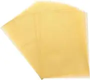 uxcell Colored Vellum Paper, 40 Sheet Gold Transparency 8.3" x 5.9" Printable Vellum Paper, Translucent Vellum Sheets for Printing Wedding Invitations Ink Jet Laser Printer