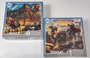 DC Justice League Batman & Superman Thomas Kinkade 1000 Pc Puzzle Series 1 & 2