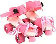 Adjustable Roller Skates for Kids,Rollerskate,Lightweight Comfortable Easy Training Quad Skates 4 Wheels for Beginner