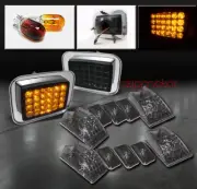 03-09 HUMMER H2 LED BUMPER CORNER SIGNAL+CAB ROOF RUNNING LIGHTS LAMP SMOKE LENS