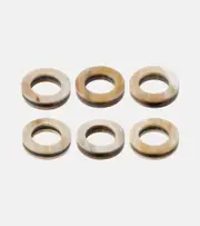 [Brunello Cucinelli] Brunello Cucinelli Set of 6 horn napkin rings