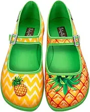[Hot Chocolate Design] Chocolaticas Pineapple Women's Mary Jane Flat