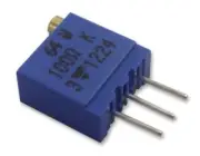 TRIMMER, POTENTIOMETER, 2K, 23TURN, THD, Variable/Trimming Resistor, M64W202KB40