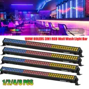 80 LED RGB Wall Wash Bar Light DMX512 DJ Party Disco Stage Show Display Lights