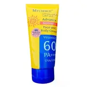 My choice Advance Sunblock with vitamin E face & body cream 150ml.