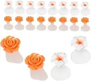 OSOLADY Silicone Toe Dividers for Toenail 16pcs Toe Separators Set Nail Art Tools for Comfortable Use