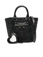 Balenciaga Le Cagole Small Panier in Black