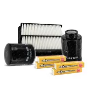 NGK Glow Plug & NTK Filter Service Kit for Volkswagen Touareg 7P 3.0L CRCA 11-19