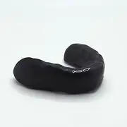 Custom-Fit Mouth Guard For Sports - Impact-Resistant, BPA-Free, Includes Storage Case and Impression Kit - Black Color