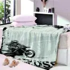 Low Sugar Drops Gray Light Sky 3D Warm Plush Fleece Blanket Picnic Sofa Couch