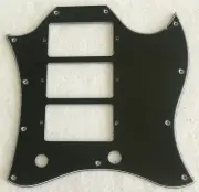 New For Custom Gibson SG Standard Style 3 Pickup Guitar Pickguard,3 Ply Black