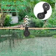 100Pcs Shade Cloth Plastic Clips Greenhouse Shade Cloth Fix Clamp Shade jegqt