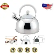 Yoshikawa 2.5L Whistling Kettle: Elegant Stainless Steel for Gas & Induction
