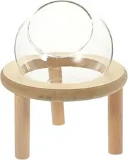 WOONEKY Hamster Bed Hamster Sand Bath Household Bath Container Sand Dry Bath Hamster Bathroom Bath Supply Transparent Hamster House Bath Accessory Small Container Rat House Hamster Supply
