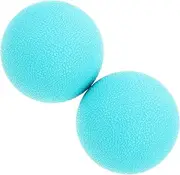 EXHUMKY 1 Pair Massage Ball for Deep Tissue Muscle Relaxation TPE Fascia Ball for Back Foot Legs and Arm Relief Fitness Tool for Comprehensive Body Massage and