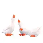 Charming Miniature Geese Figurines for Fairy Garden or Home Decor