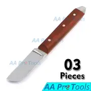 3 Pcs Plaster Knife Wax & Modelling Alginate Knife #12R Lab Instruments Spatula