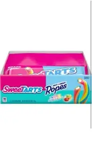 48 Sweet Tarts Soft Chewy Ropes Rainbow Punch Fruit Collision Candy 3.5oz