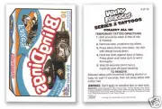 WACKY PACKAGES SERIES #2 - BLING DINGS TATTOO INSERT