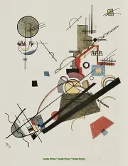 Happy Augsteig 8.5x11" Photo Print Artist Wassily Kandinsky Abstract Fine Art