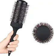 PERFEHAIR Large Ceramic Round Brush for Blow Drying, 2.9 Inch Ionic Thermal Barrel Hairbrush for Women Blowout, Styling, Curling, Smoothing, Straightening Medium to Long Wavy or Curly Hair