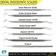 Dental Hygiene Tooth Scraper Tartar Plaque Calculus Remover Explorer Lab Scalers