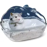 Transparent Hamster Toilet Cage Guinea Pig Mouse Box Hamster Bathroom Hamster