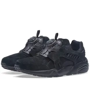 =CodE= PUMA DISC BLAZE MONO 麂皮蜂巢轉盤氣墊慢跑鞋(全黑).362684-01.魂.男.預購