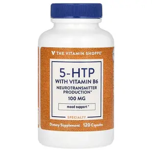 [iHerb] The Vitamin Shoppe 5-HTP with Vitamin B6, 120 Capsules