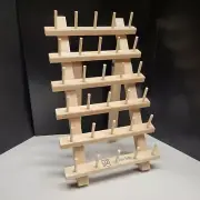 Wooden Thread Rack - June Tailor - 30 Spool - 8 Inches wide - 13 inches Tall