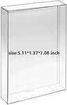 WiCareYo 10pcs Clear Box Sleeve for SNES N64 Games Cartridge Box