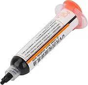 Solder Mask Ink, UV Curing Solder Mask Soldering Ink BGA PCB Repair, Solder Resist Ink for Repair Mobile Phone Computer PCB Circuit Board, Solidify Gradually Prevent Wire Breakage, Black