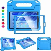 [MAISON] Kids Case for Samsung Galaxy Tab A9 8.7-inch 2023 SM-X110/X115/X117 & Galaxy Tab A7 Lite 8.7-inch 2021 T220/T225/T227 Shockproof, Built-in Screen Protector Stand Tablet Cover (Blue)