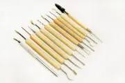 Professional Clay Sculpting Wax Carving Pottery Tools Polymer Modeling 11pcs Set